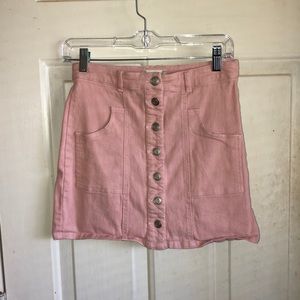 Pink khaki skirt from Altar’d State